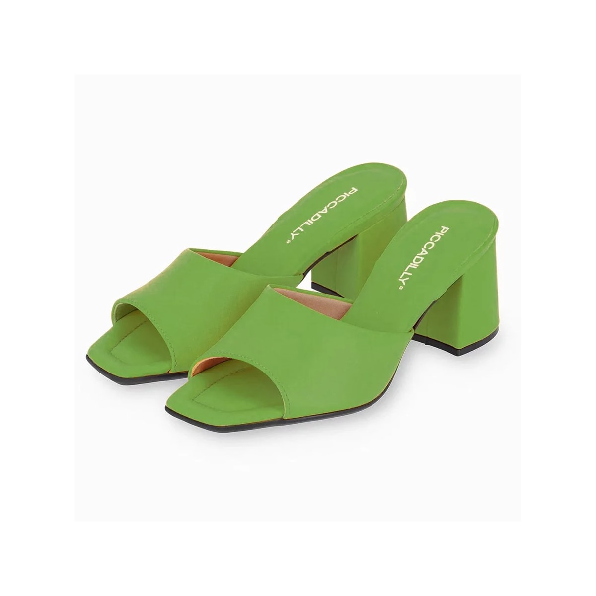 Tamanco Piccadilly Salto Bloco Medio 626025 Verde Tamanco Piccadilly Salto Bloco Medio 626025 Verde