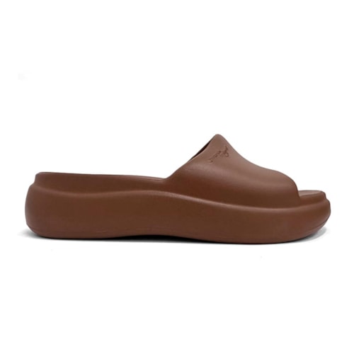 Detalhe - Tamanco Piccadilly Slide Conforto C238003 Chocolate