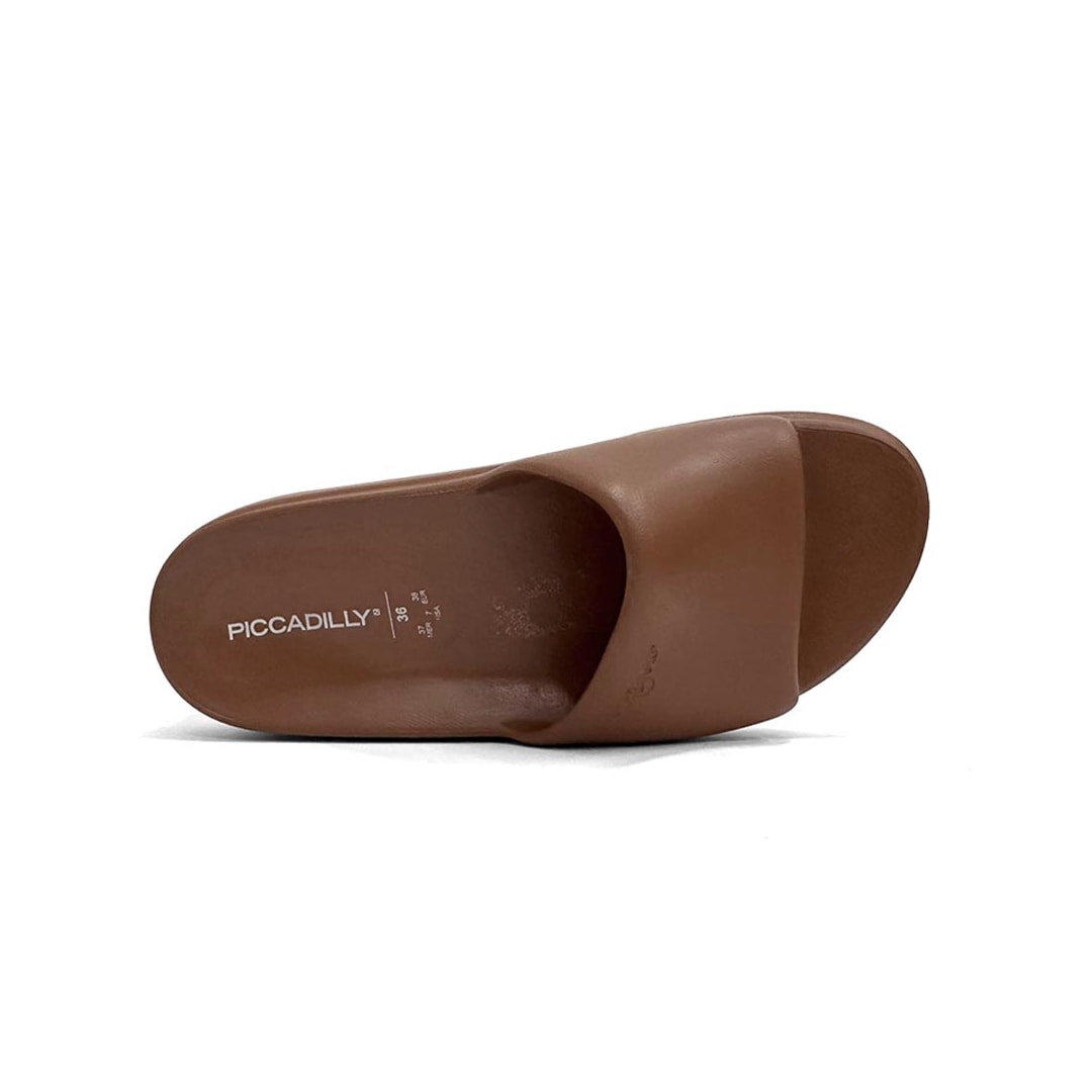 Tamanco Piccadilly Slide Conforto C238003 Chocolate