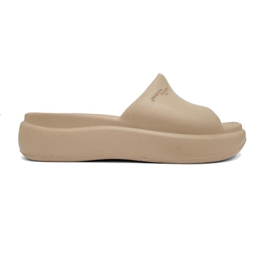 Detalhe - Tamanco Piccadilly Slide Conforto C238003 Nude Claro