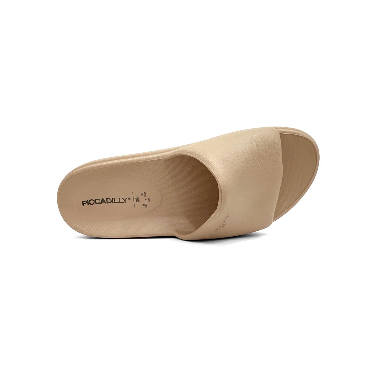 Tamanco Piccadilly Slide Conforto C238003 Nude Claro