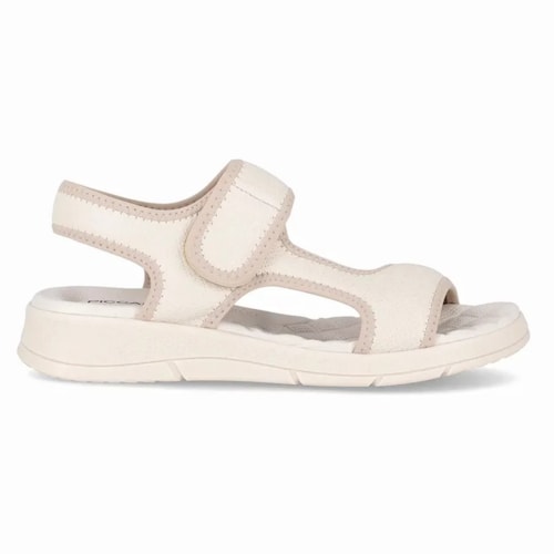 Detalhe - Tamanco Piccadilly Wide Fit 571004 Marfim