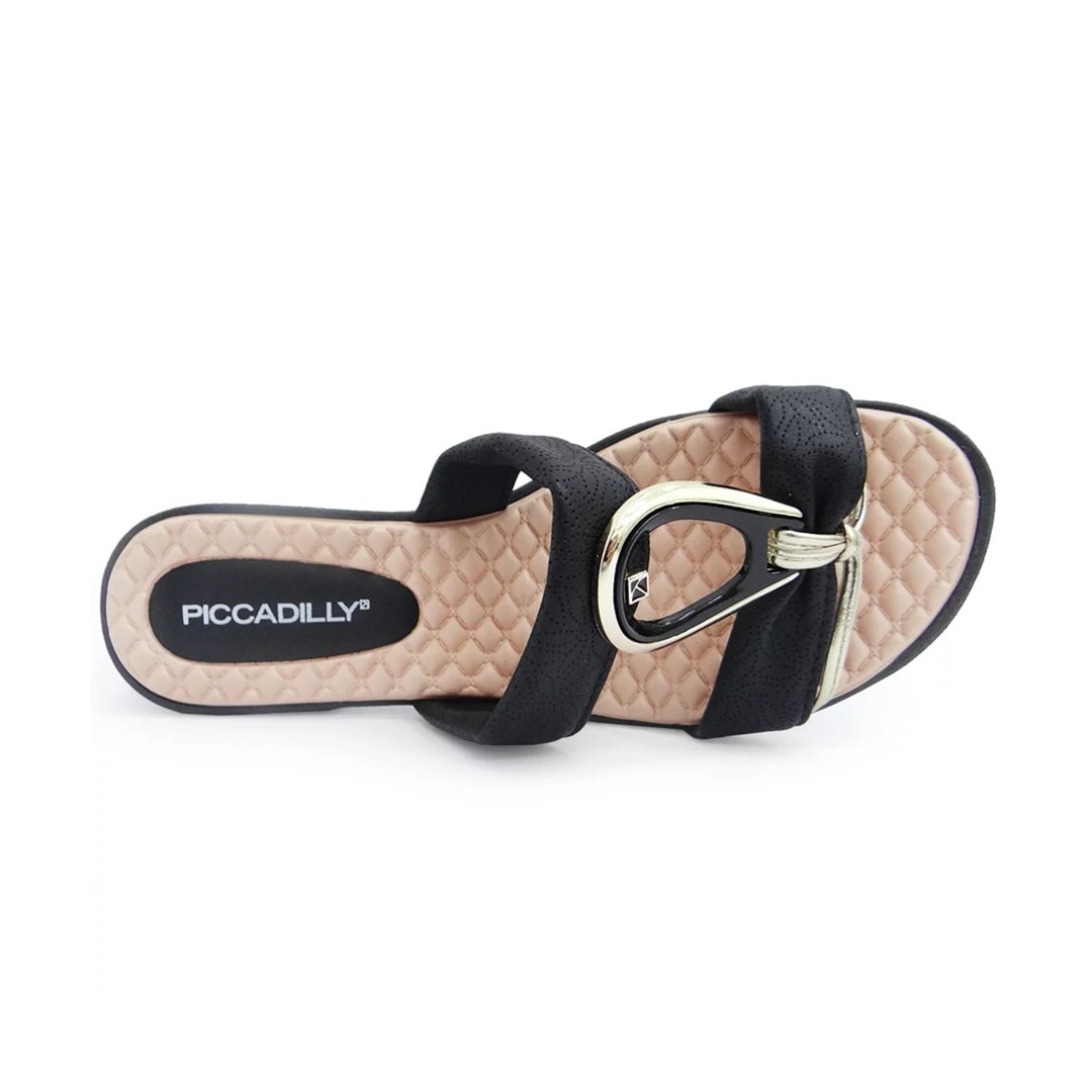 Tamanco Piccadilly Wide Fit 571004 Preto