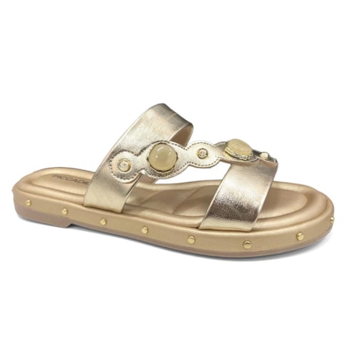 Tamanco Piccadilly Wide Fit Birken 445007 Ouro