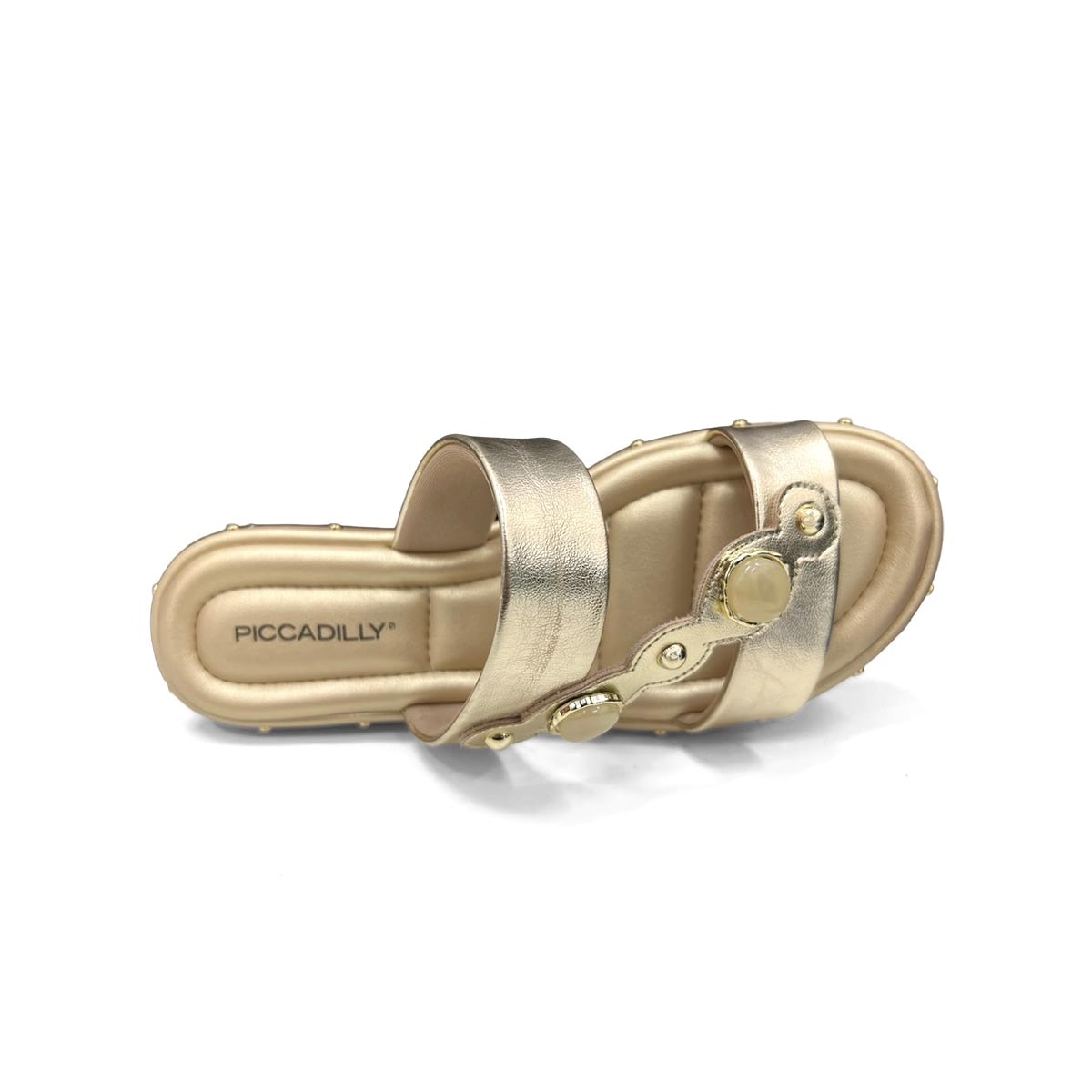 Tamanco Piccadilly Wide Fit Birken 445007 Ouro