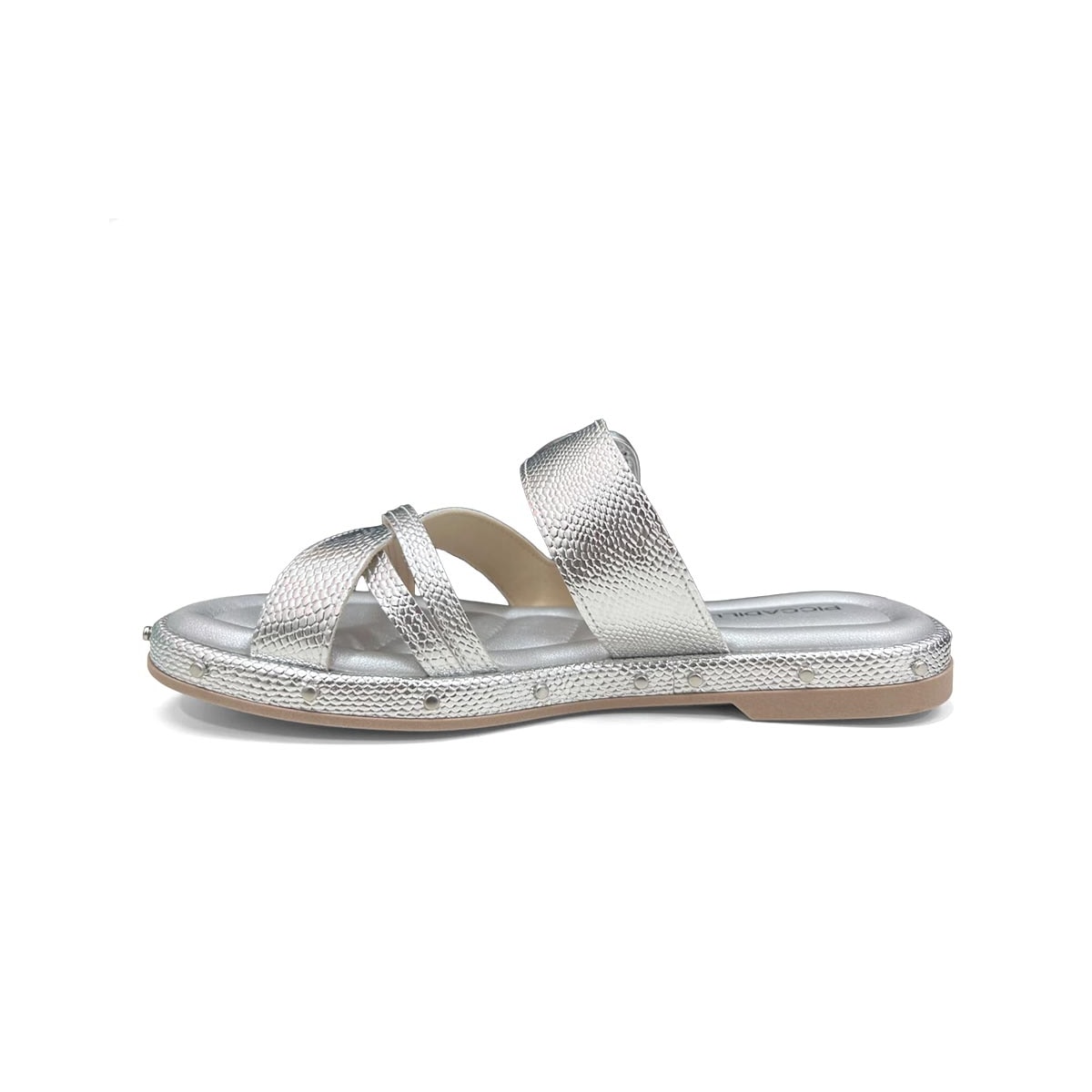 Tamanco Piccadilly Wide Fit Birken 445008 Prata Tamanco Piccadilly Wide Fit Birken 445008 Prata