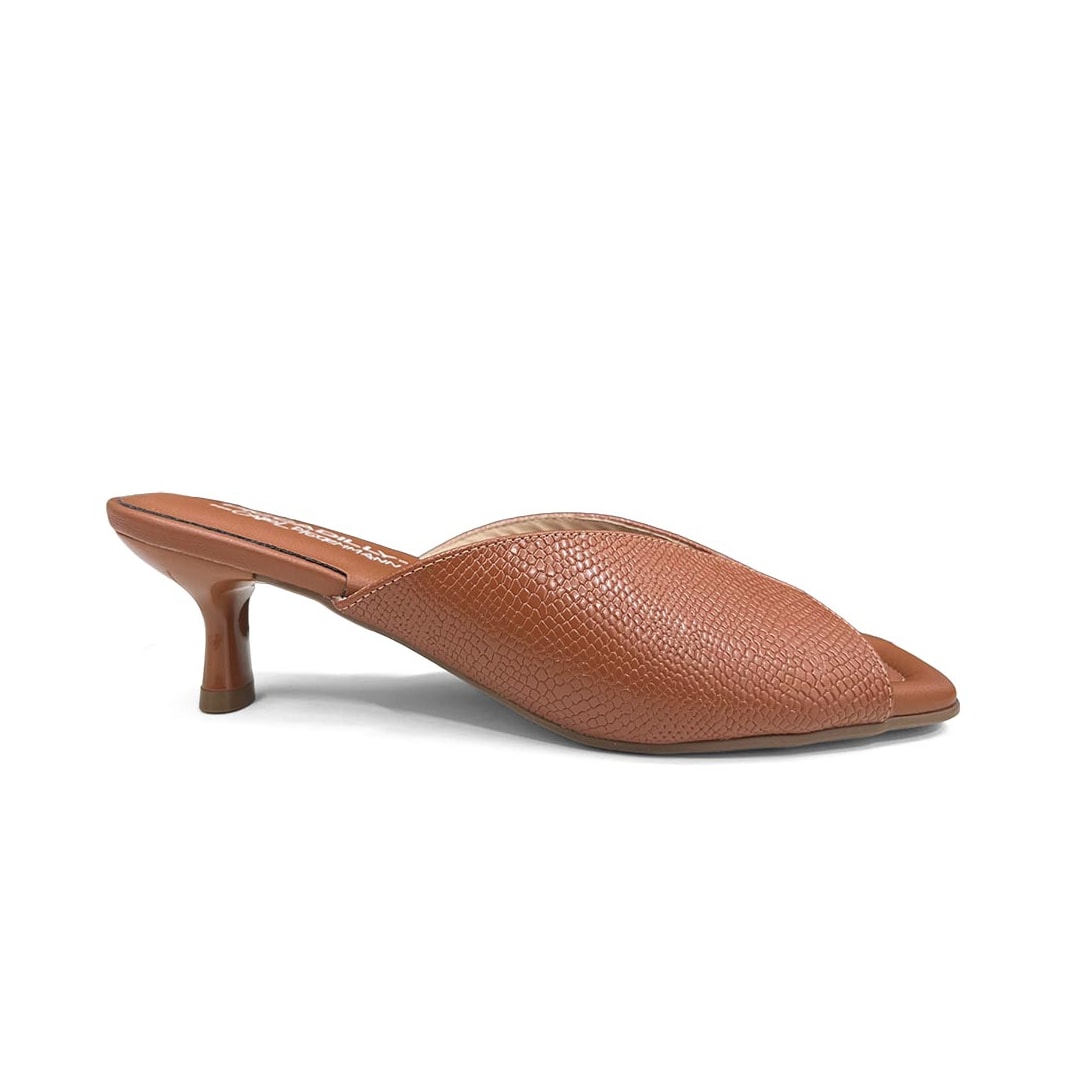 Tamanco Piccadilly Wide Fit Conforto Rita 613001 Ocre