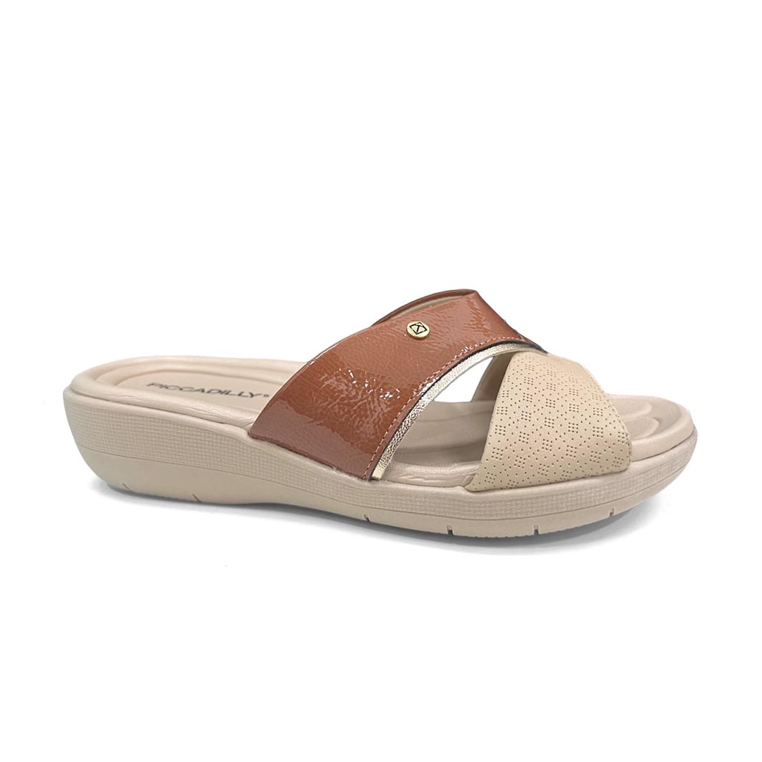 Tamanco Piccadilly Wide Fit Fascite 239043 Ocre