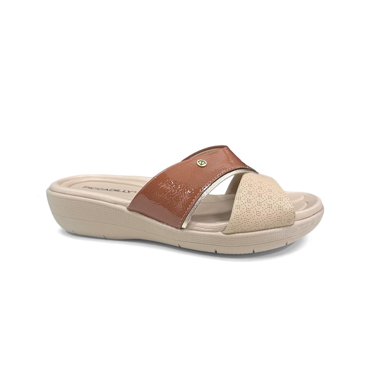 Tamanco Piccadilly Wide Fit Fascite 239043 Ocre Tamanco Piccadilly Wide Fit Fascite 239043 Ocre