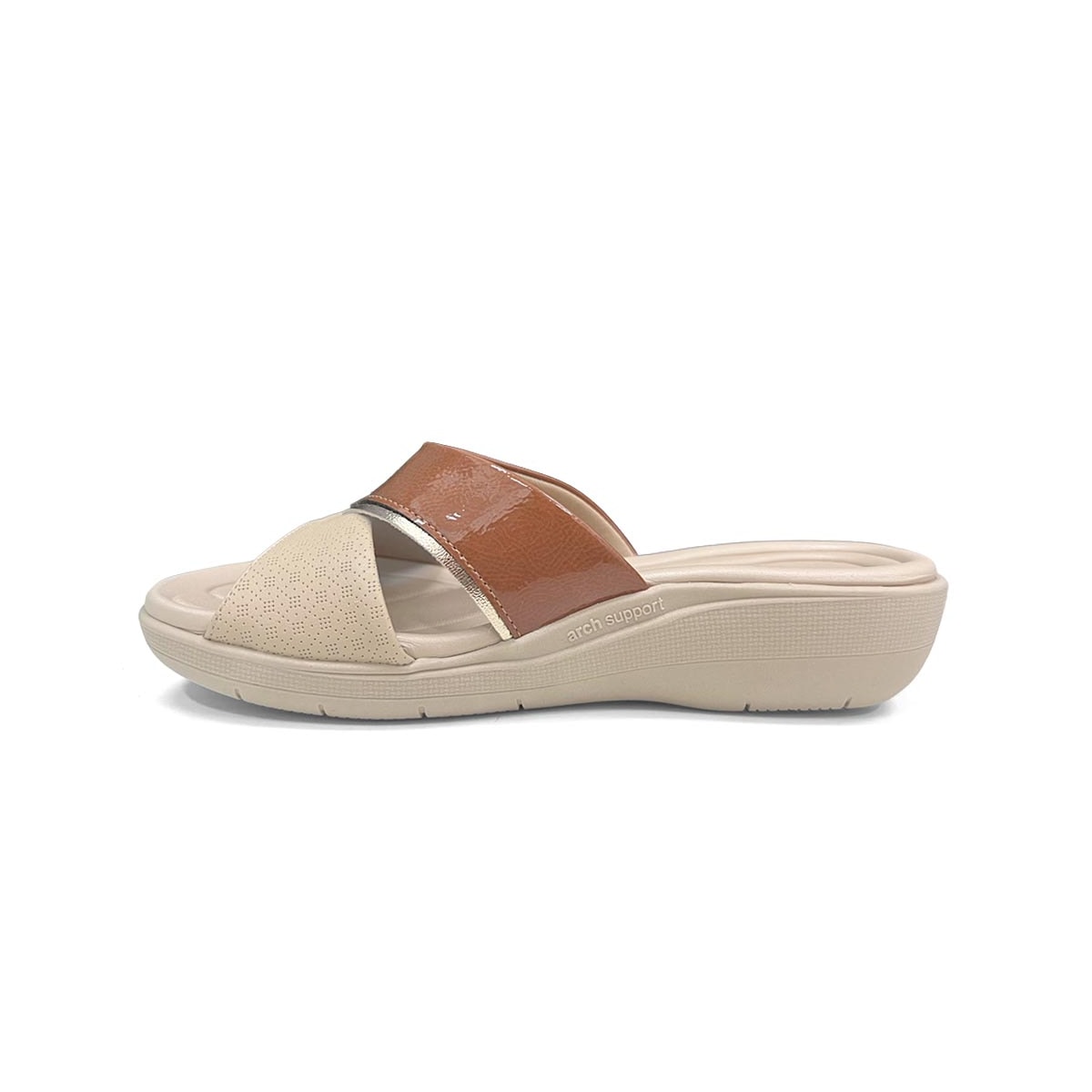 Tamanco Piccadilly Wide Fit Fascite 239043 Ocre Tamanco Piccadilly Wide Fit Fascite 239043 Ocre