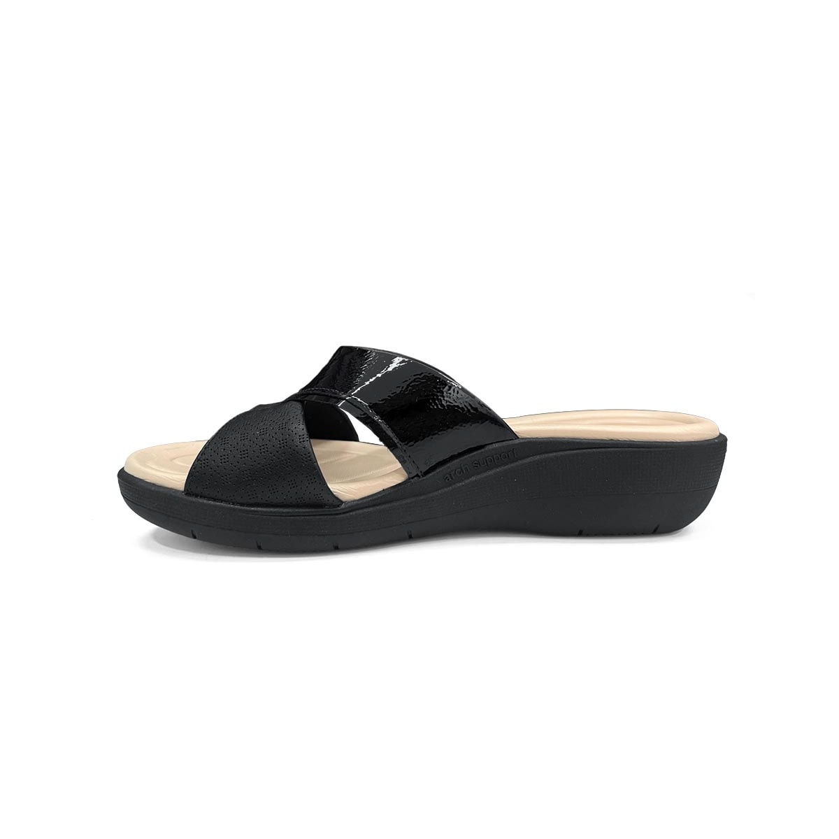 Tamanco Piccadilly Wide Fit Fascite 239043 Preto Tamanco Piccadilly Wide Fit Fascite 239043 Preto