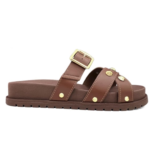 Detalhe - Tamanco Sua Cia Birken Flatform 8419.16685 Marrone