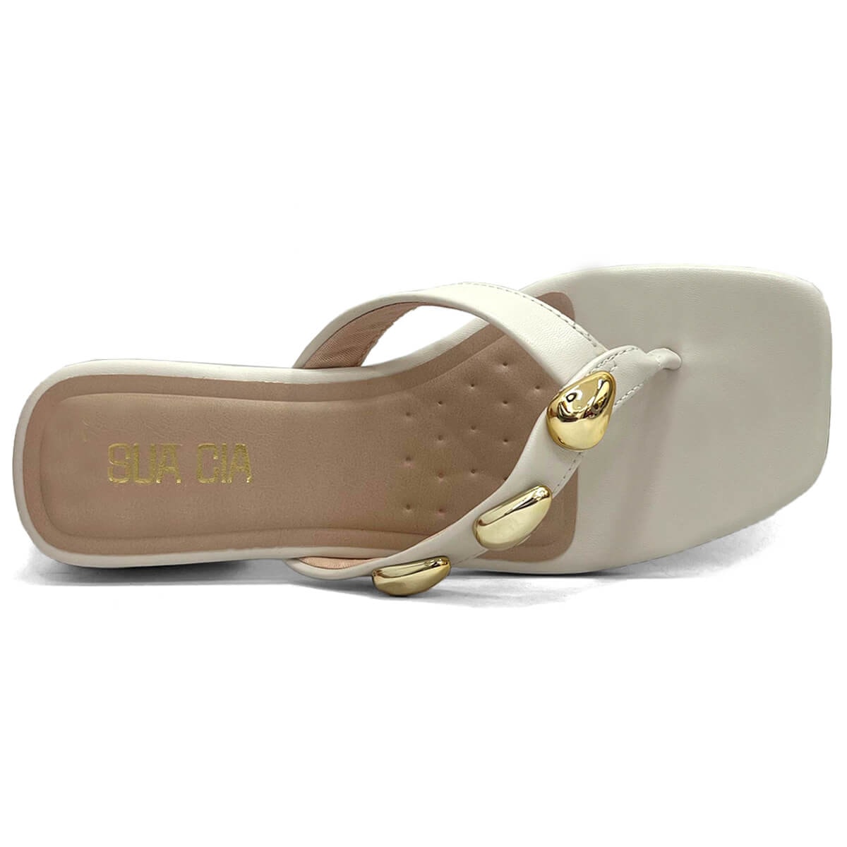 Tamanco Sua Cia Salto Baixo 8372.15802 New Off White Tamanco Sua Cia Salto Baixo 8372.15802 New Off White