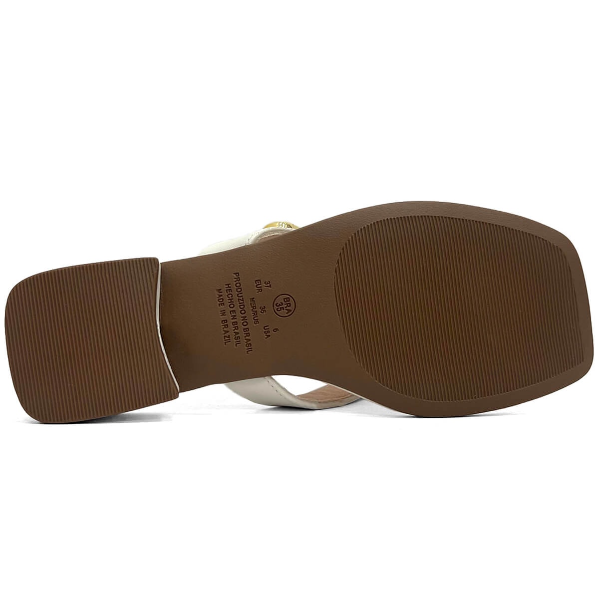 Tamanco Sua Cia Salto Baixo 8372.15802 New Off White Tamanco Sua Cia Salto Baixo 8372.15802 New Off White