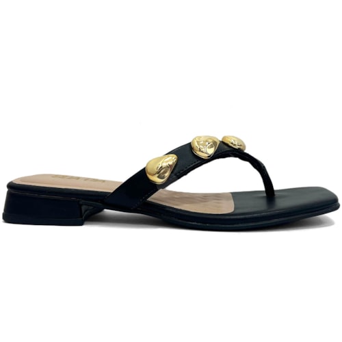Detalhe - Tamanco Sua Cia Salto Baixo 8372.15802 Preto