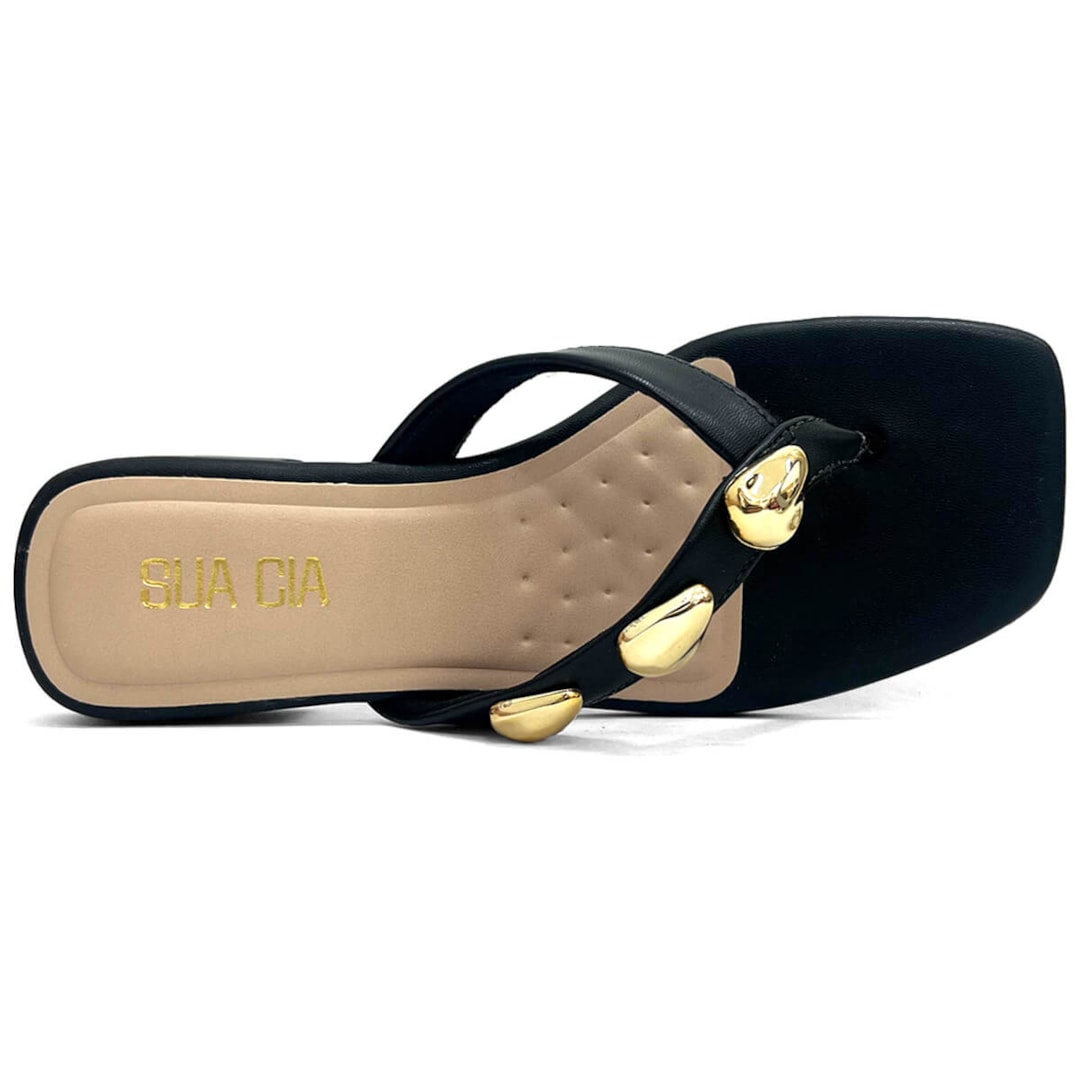 Tamanco Sua Cia Salto Baixo 8372.15802 Preto Tamanco Sua Cia Salto Baixo 8372.15802 Preto