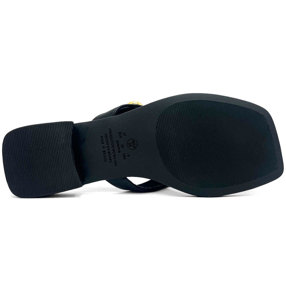 Tamanco Sua Cia Salto Baixo 8372.15802 Preto Tamanco Sua Cia Salto Baixo 8372.15802 Preto