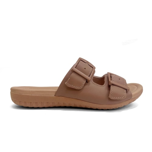 Detalhe - Tamanco Usaflex Birken Rasteiro R1872 Camel