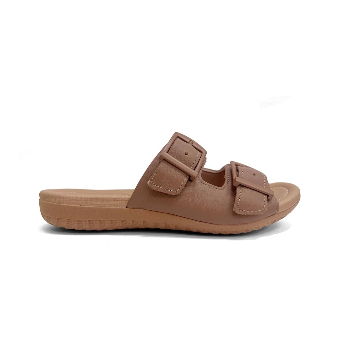 Tamanco Usaflex Birken Rasteiro R1872 Camel