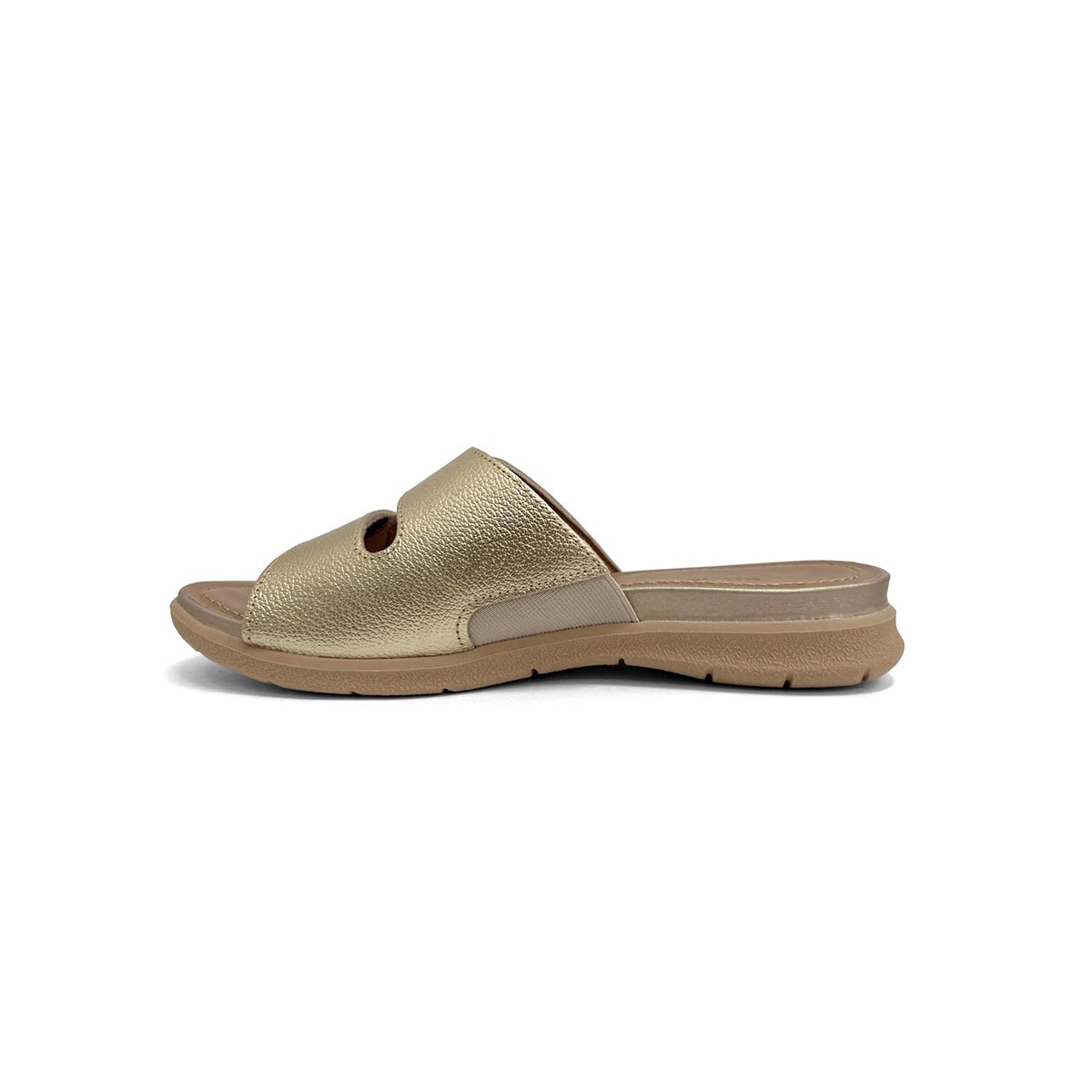 Tamanco Usaflex Conforto Couro Aa3001 Ouro Light Tamanco Usaflex Conforto Couro Aa3001 Ouro Light