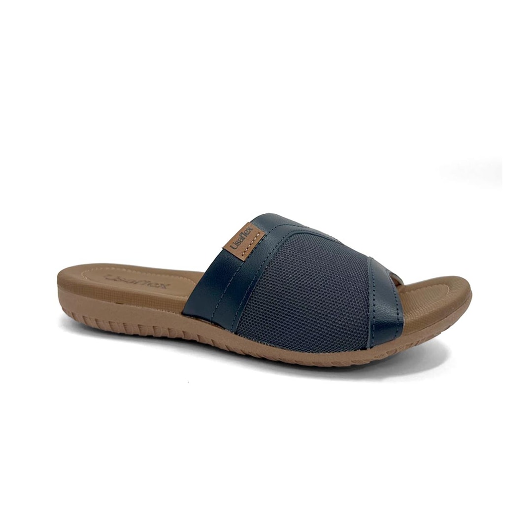 Tamanco Usaflex Conforto Couro R18085 New Blue Tamanco Usaflex Conforto Couro R18085 New Blue