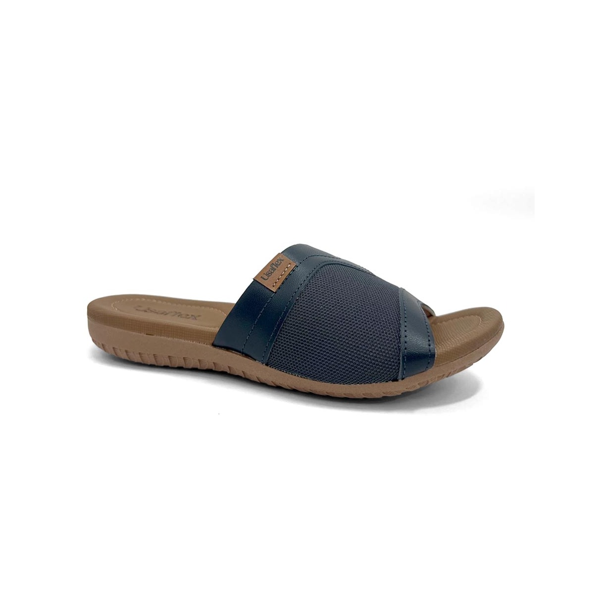 Tamanco Usaflex Conforto Couro R18085 New Blue Tamanco Usaflex Conforto Couro R18085 New Blue