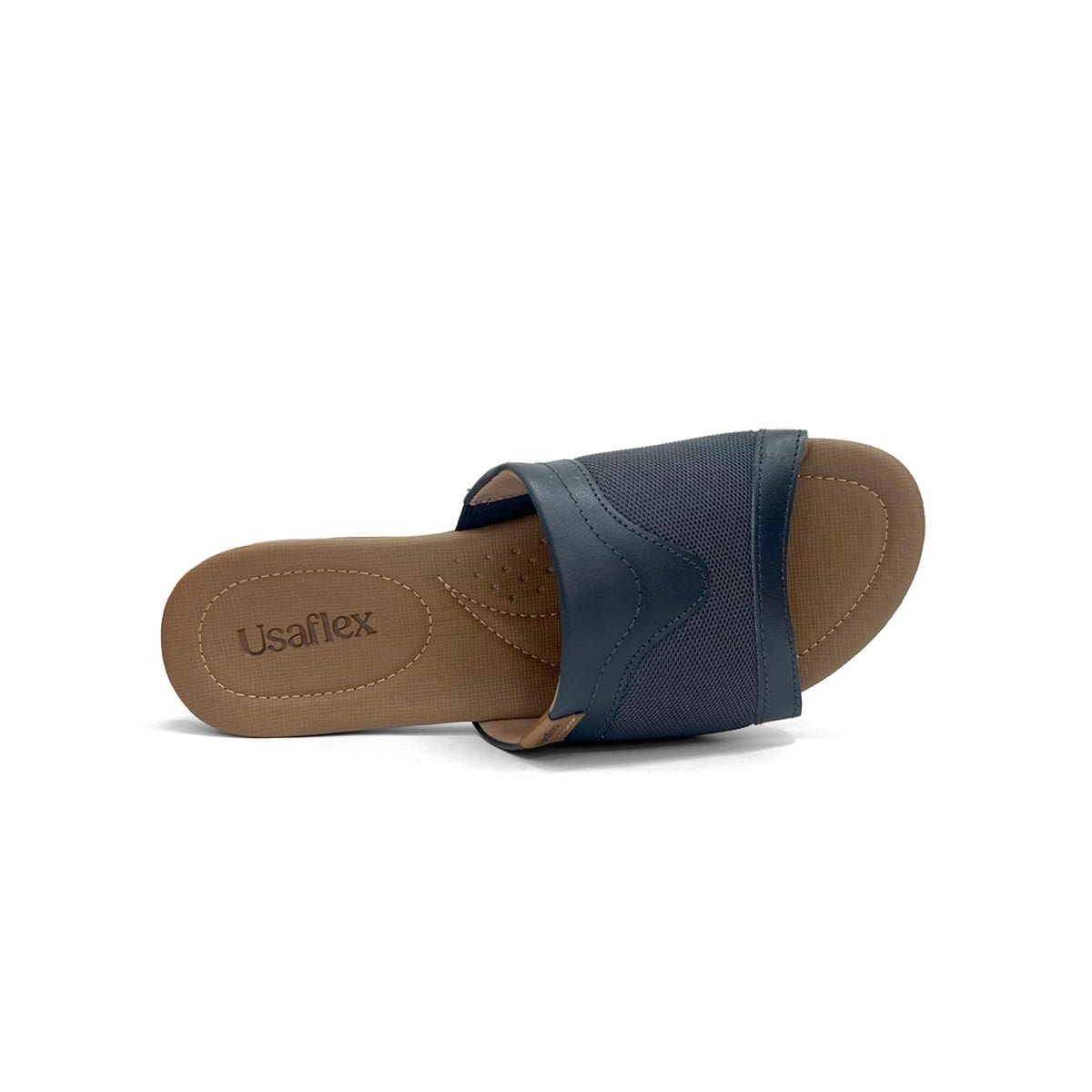 Tamanco Usaflex Conforto Couro R18085 New Blue Tamanco Usaflex Conforto Couro R18085 New Blue