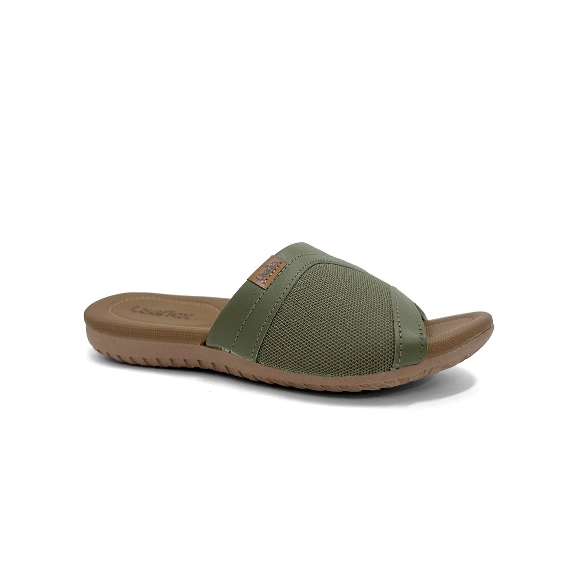 Tamanco Usaflex Conforto Couro R18085 Oliva Tamanco Usaflex Conforto Couro R18085 Oliva