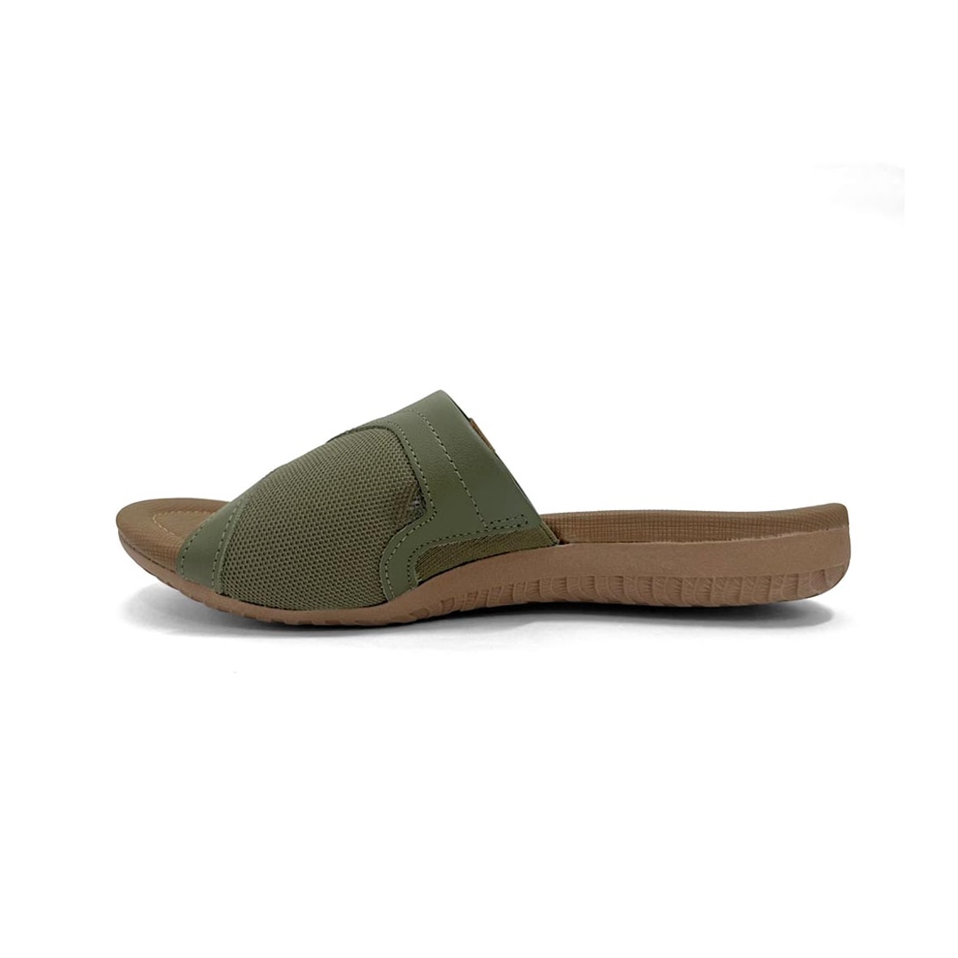 Tamanco Usaflex Conforto Couro R18085 Oliva Tamanco Usaflex Conforto Couro R18085 Oliva