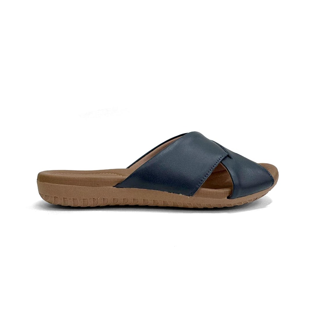 Tamanco Usaflex Conforto Couro R1853 New Blue Tamanco Usaflex Conforto Couro R1853 New Blue