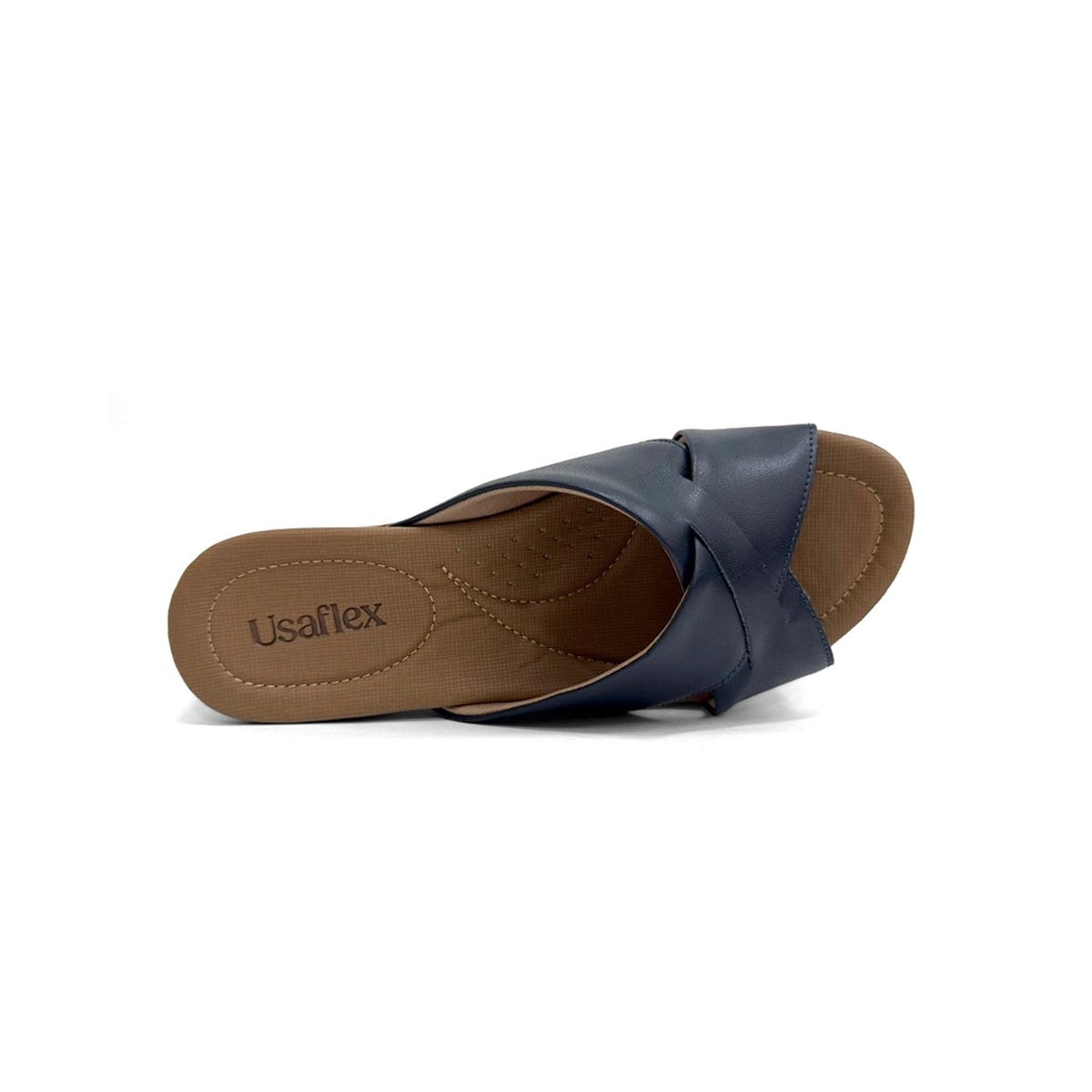Tamanco Usaflex Conforto Couro R1853 New Blue Tamanco Usaflex Conforto Couro R1853 New Blue