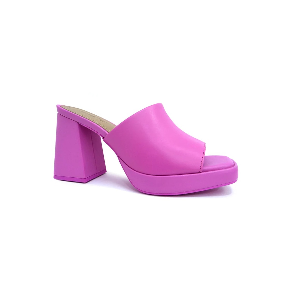 Tamanco Usaflex Couro Salto Bloco Ai0801 Rosa Penelope Tamanco Usaflex Couro Salto Bloco Ai0801 Rosa Penelope