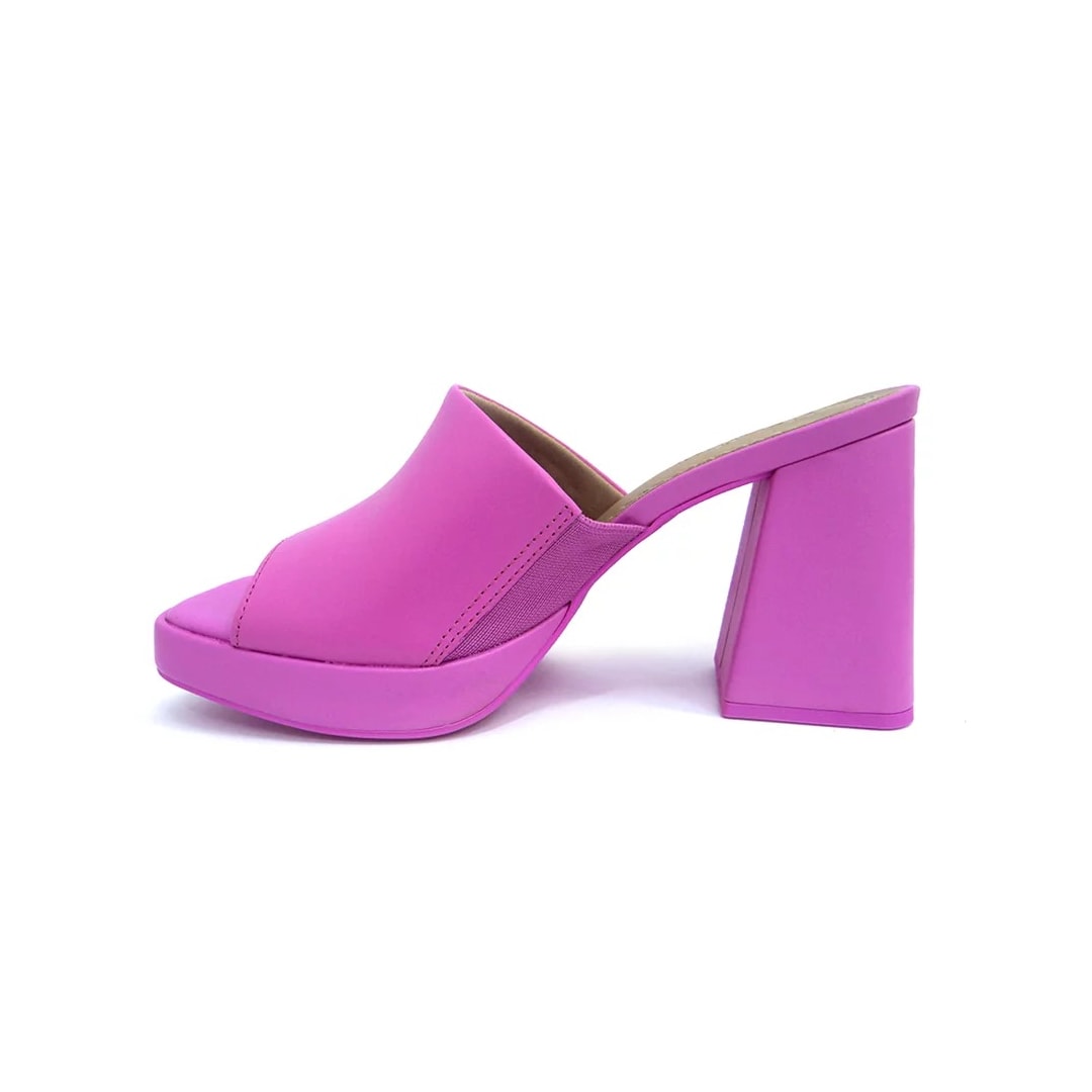 Tamanco Usaflex Couro Salto Bloco Ai0801 Rosa Penelope Tamanco Usaflex Couro Salto Bloco Ai0801 Rosa Penelope
