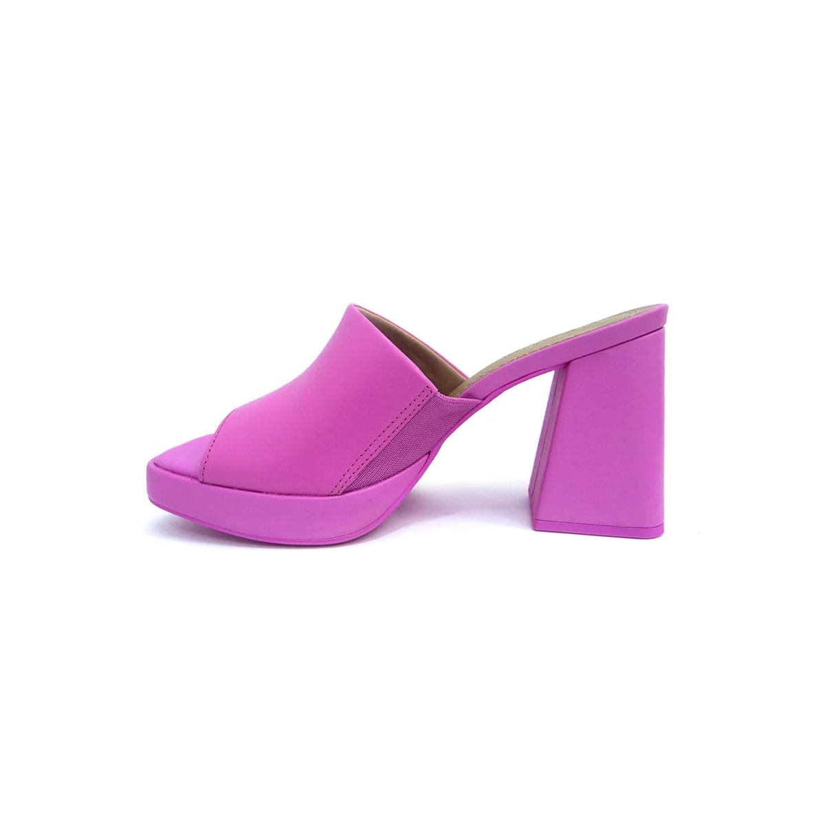 Tamanco Usaflex Couro Salto Bloco Ai0801 Rosa Penelope Tamanco Usaflex Couro Salto Bloco Ai0801 Rosa Penelope