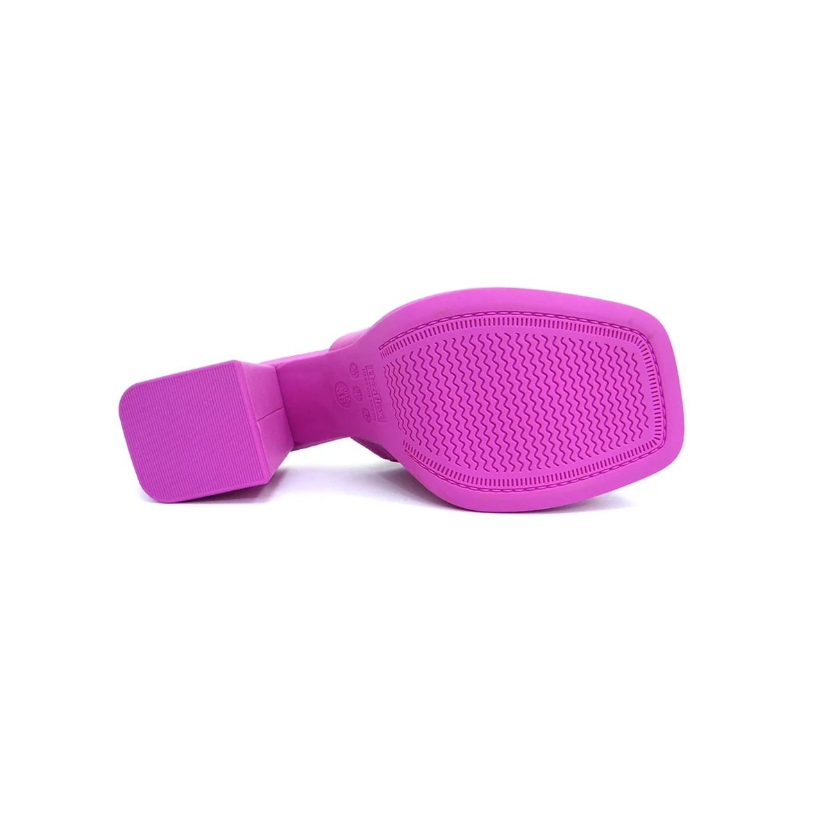 Tamanco Usaflex Couro Salto Bloco Ai0801 Rosa Penelope