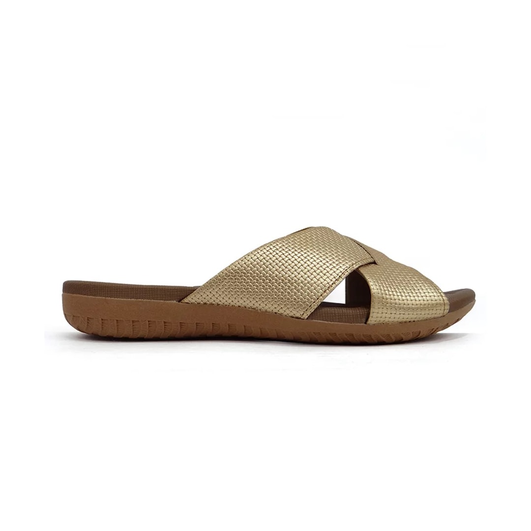 Tamanco Usaflex De Couro R1853 Prata Velha