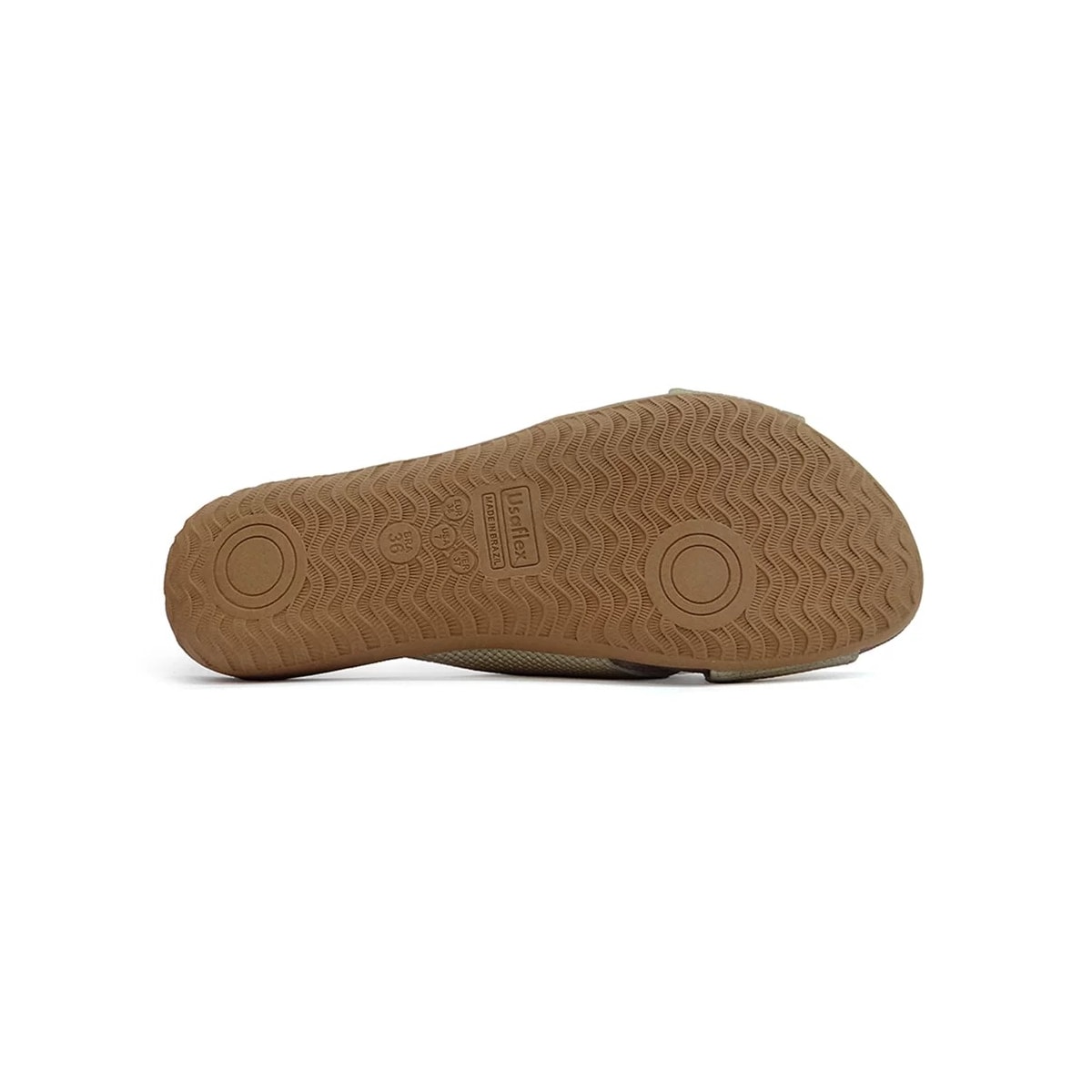 Tamanco Usaflex De Couro R1853 Prata Velha