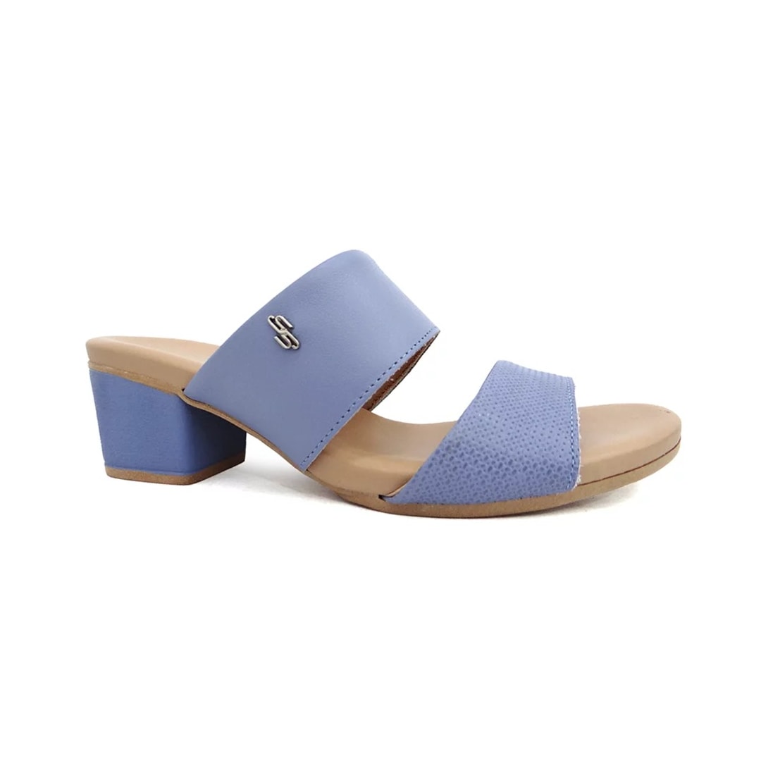 Tamanco Usaflex Feminino Conforto Ae3201 Azul Retro