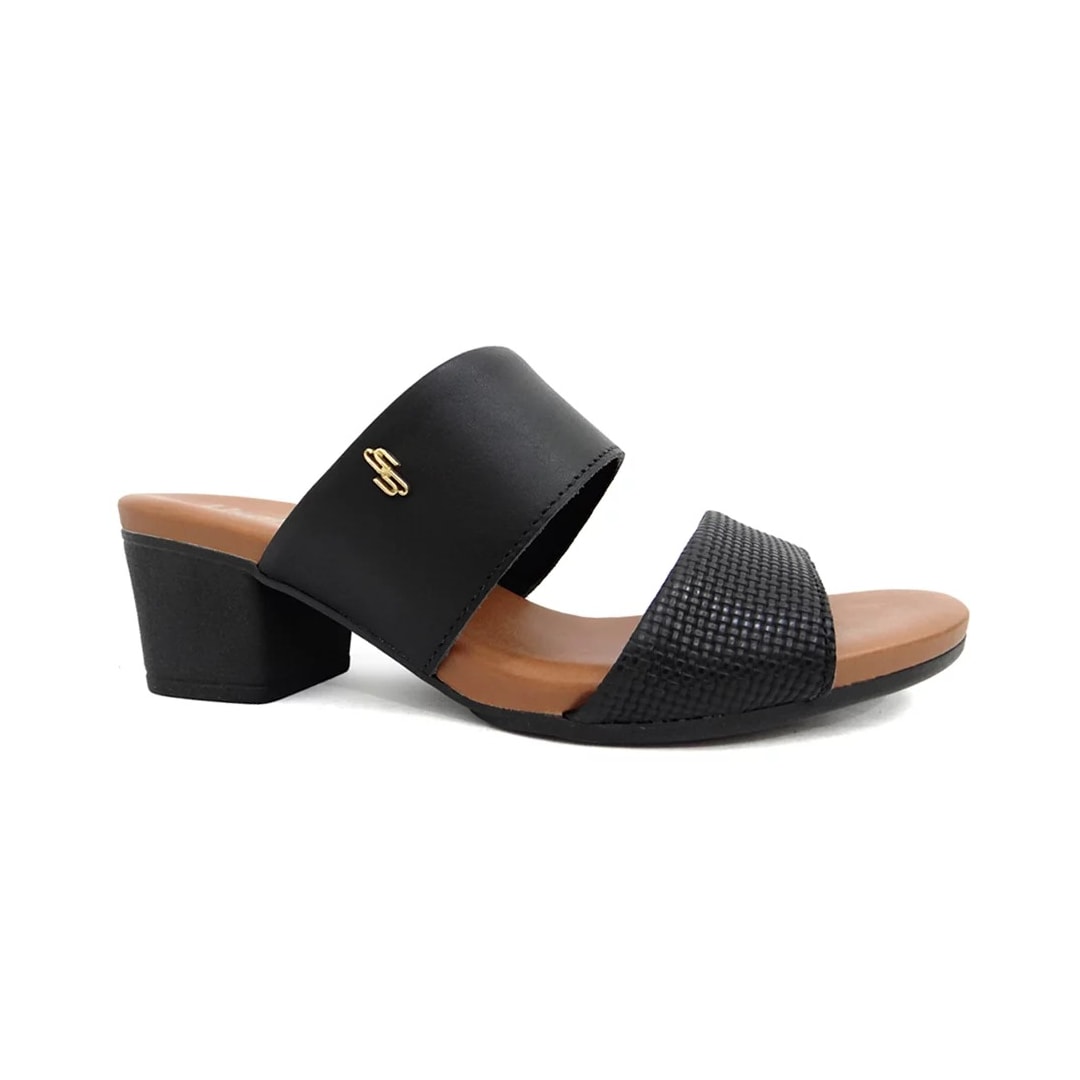 Tamanco Usaflex Feminino Conforto Ae3201 Preto Tresse Tamanco Usaflex Feminino Conforto Ae3201 Preto Tresse