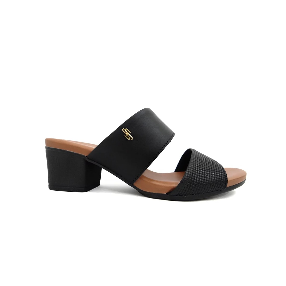 Tamanco Usaflex Feminino Conforto Ae3201 Preto Tresse Tamanco Usaflex Feminino Conforto Ae3201 Preto Tresse