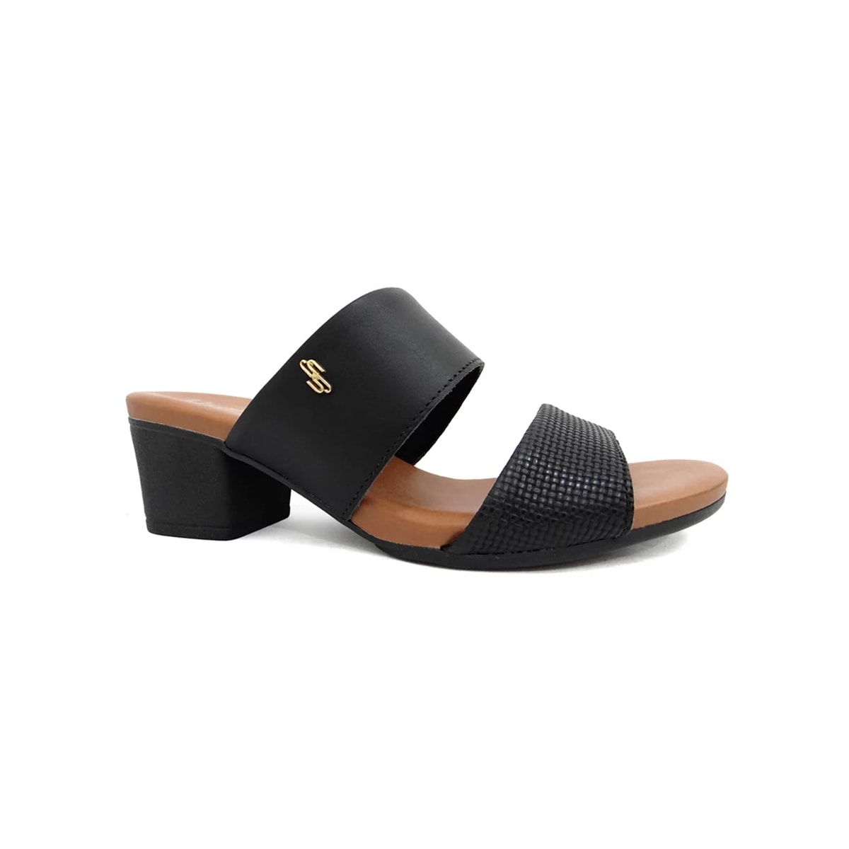 Tamanco Usaflex Feminino Conforto Ae3201 Preto Tresse Tamanco Usaflex Feminino Conforto Ae3201 Preto Tresse