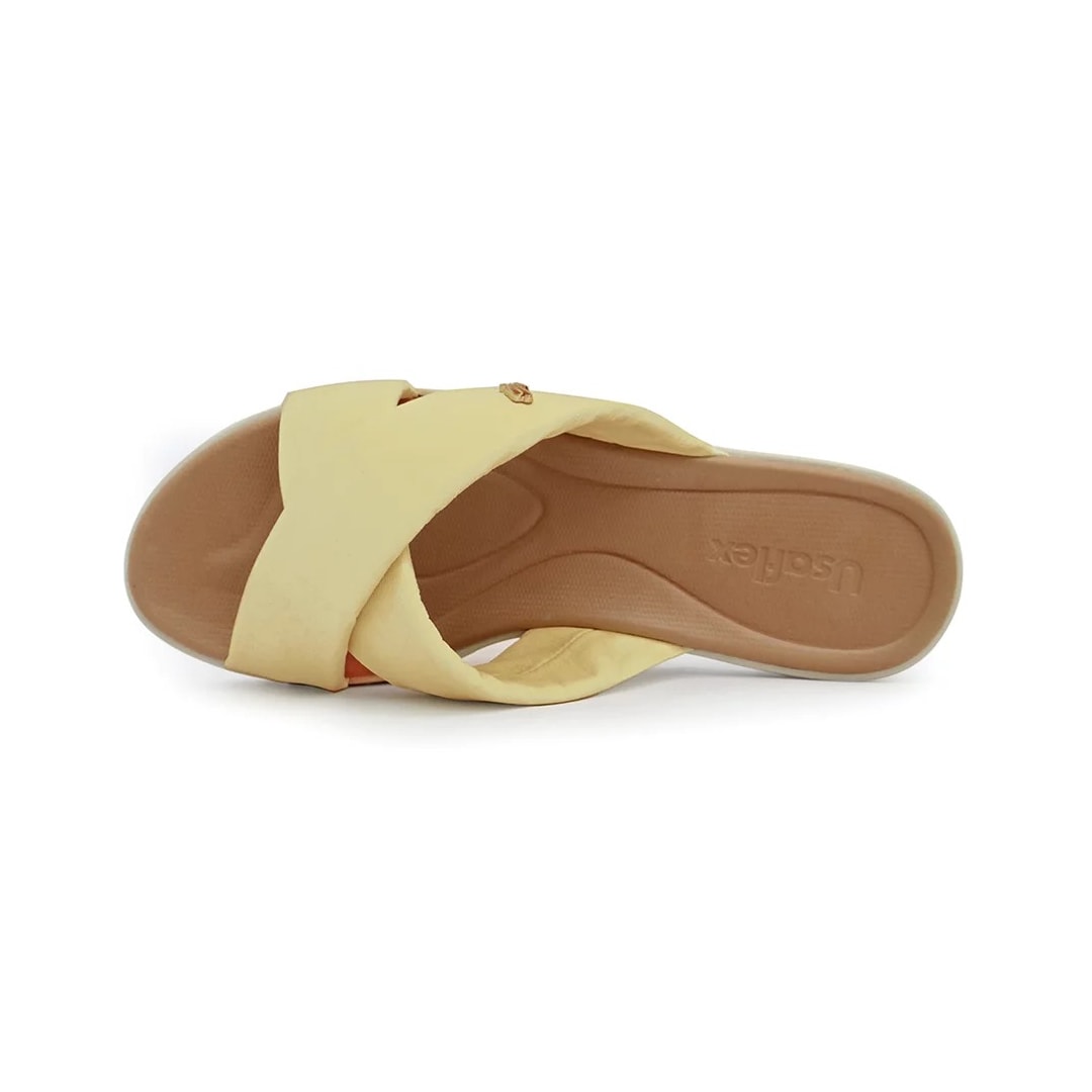 Tamanco Usaflex Plataforma Feminino Ah0102 Baunilha Tamanco Usaflex Plataforma Feminino Ah0102 Baunilha