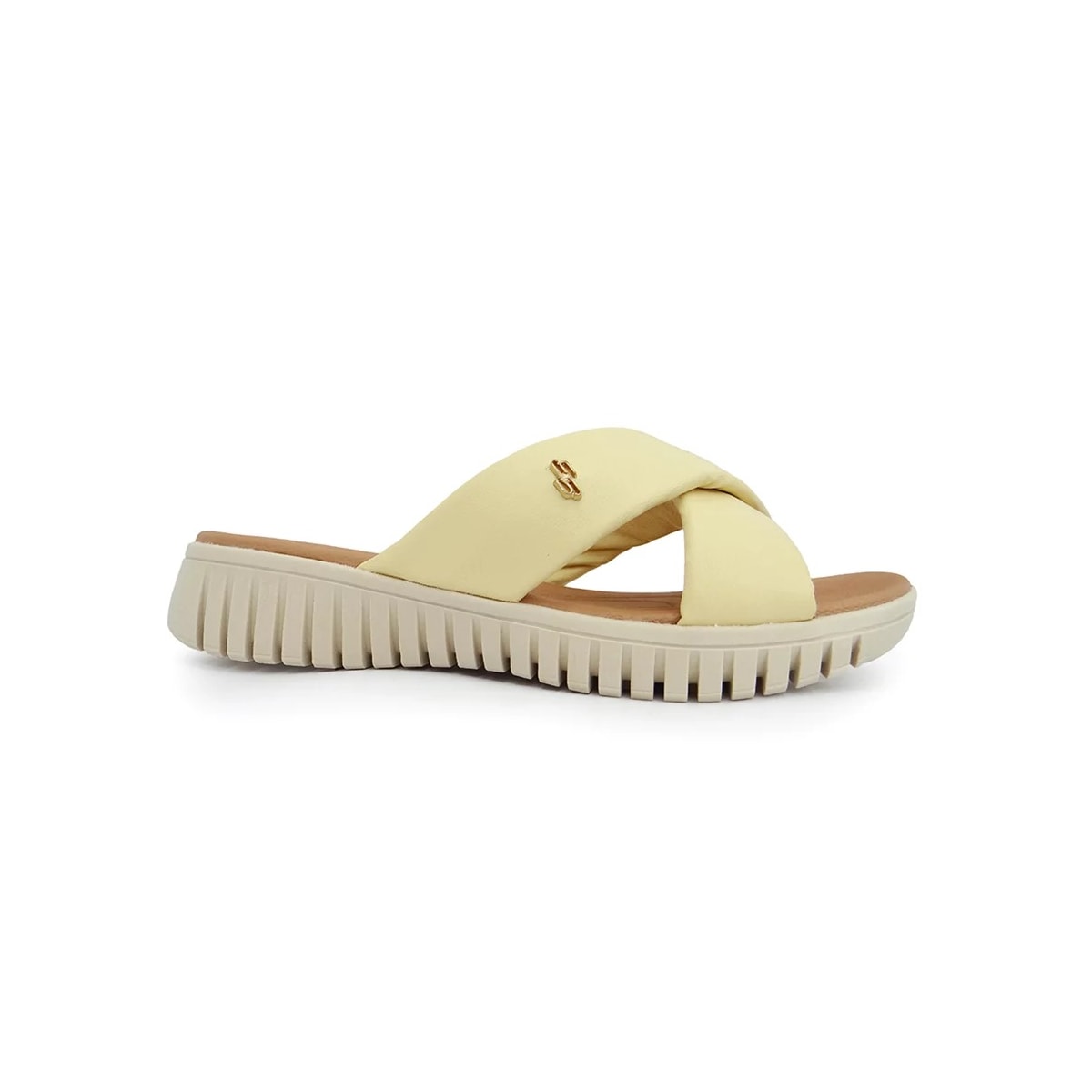 Tamanco Usaflex Plataforma Feminino Ah0102 Baunilha Tamanco Usaflex Plataforma Feminino Ah0102 Baunilha