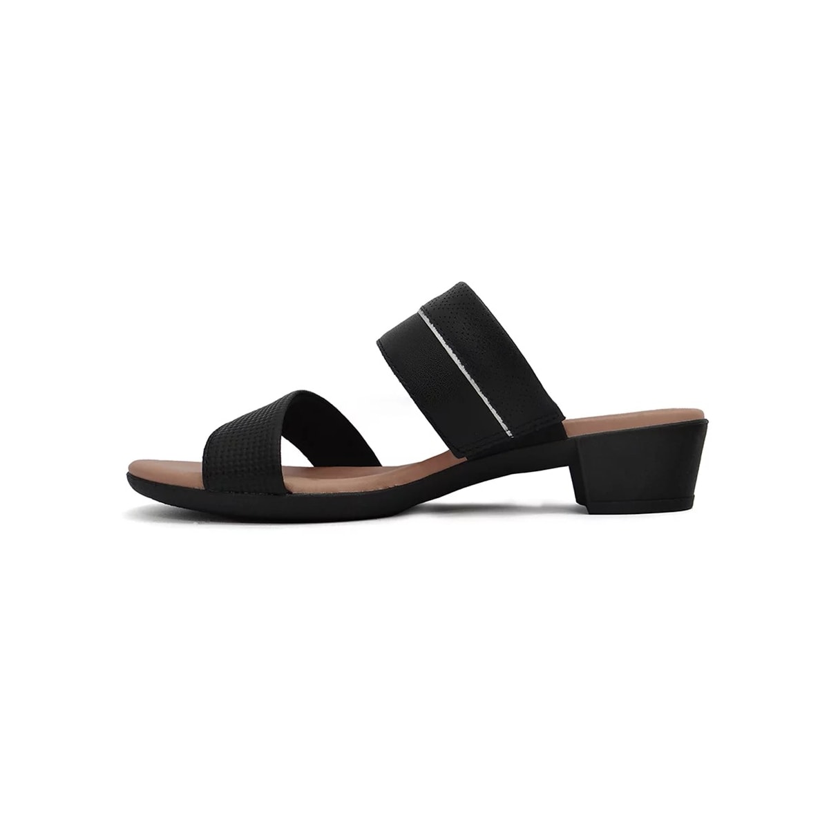 Tamanco Usaflex Salto Bloco Baixo Mm0804 Preto/Preto Tamanco Usaflex Salto Bloco Baixo Mm0804 Preto/Preto