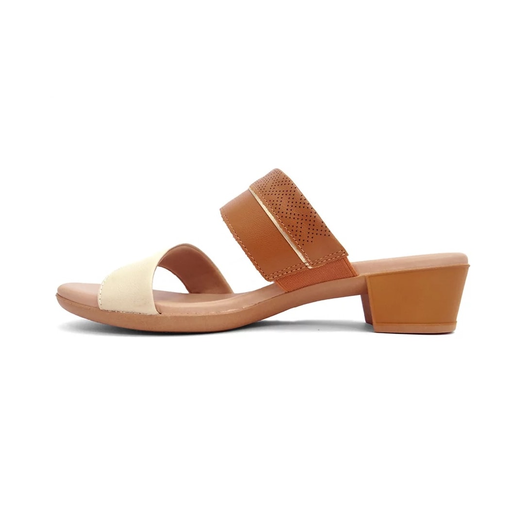 Tamanco Usaflex Salto Bloco Baixo Mm0804 Tan/Camel Tamanco Usaflex Salto Bloco Baixo Mm0804 Tan/Camel