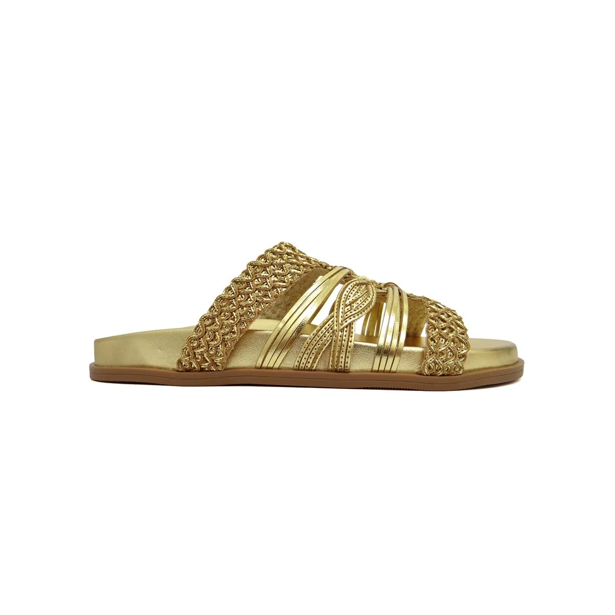 Tamanco Valentina Birken Rasteira 490086 Ouro Tamanco Valentina Birken Rasteira 490086 Ouro