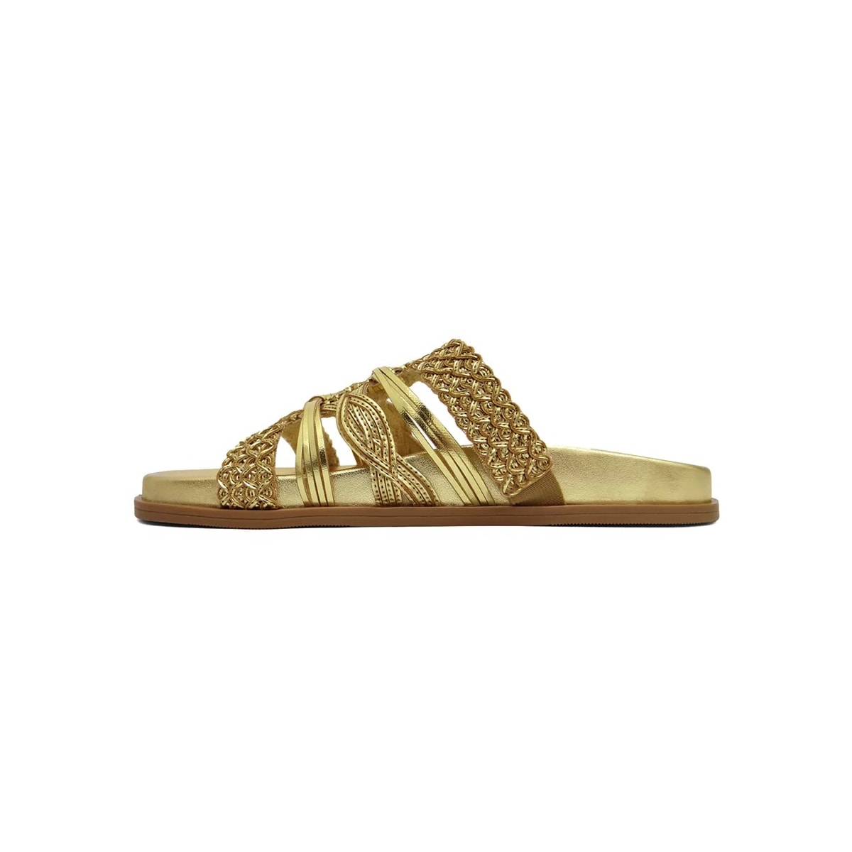 Tamanco Valentina Birken Rasteira 490086 Ouro Tamanco Valentina Birken Rasteira 490086 Ouro