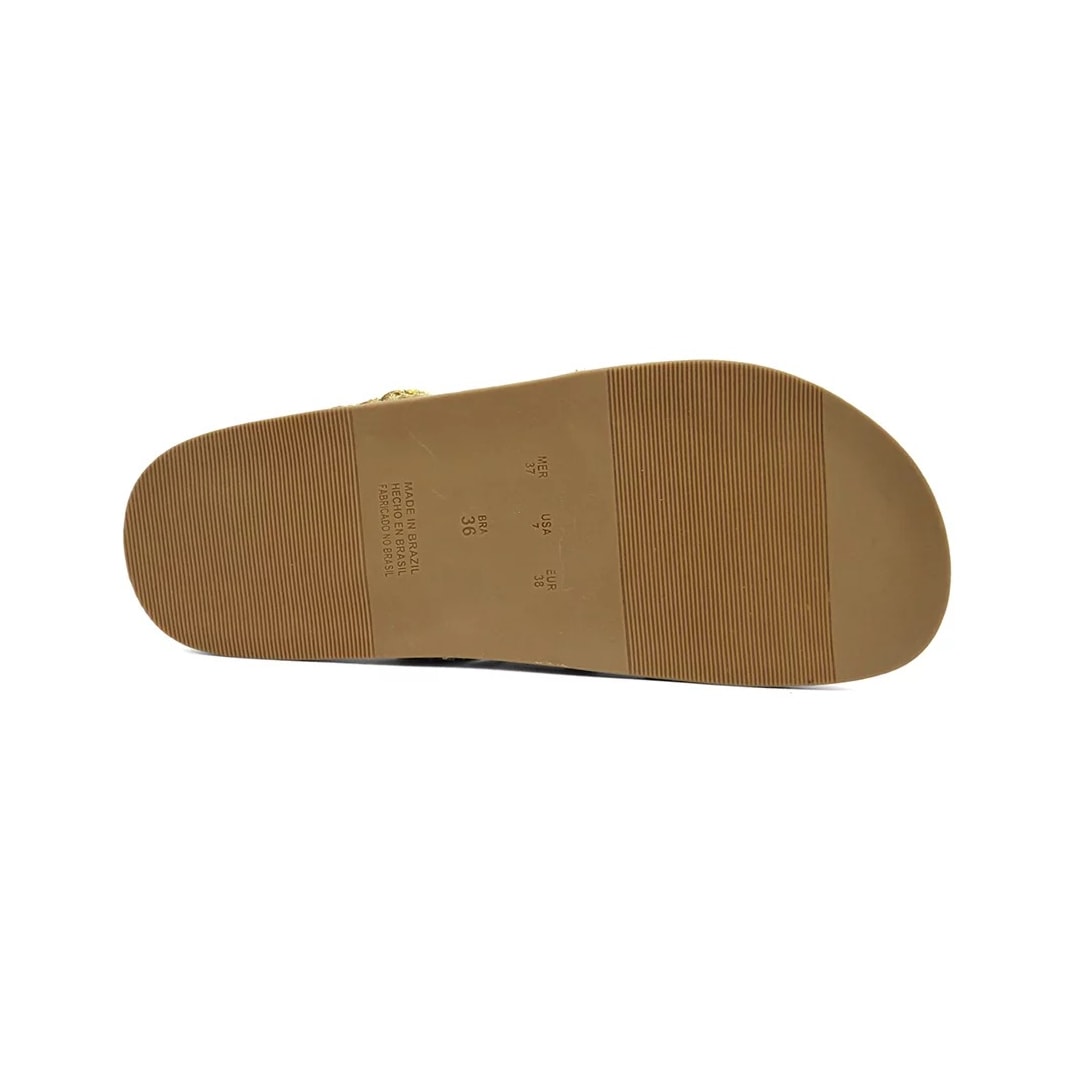 Tamanco Valentina Birken Rasteira 490086 Ouro