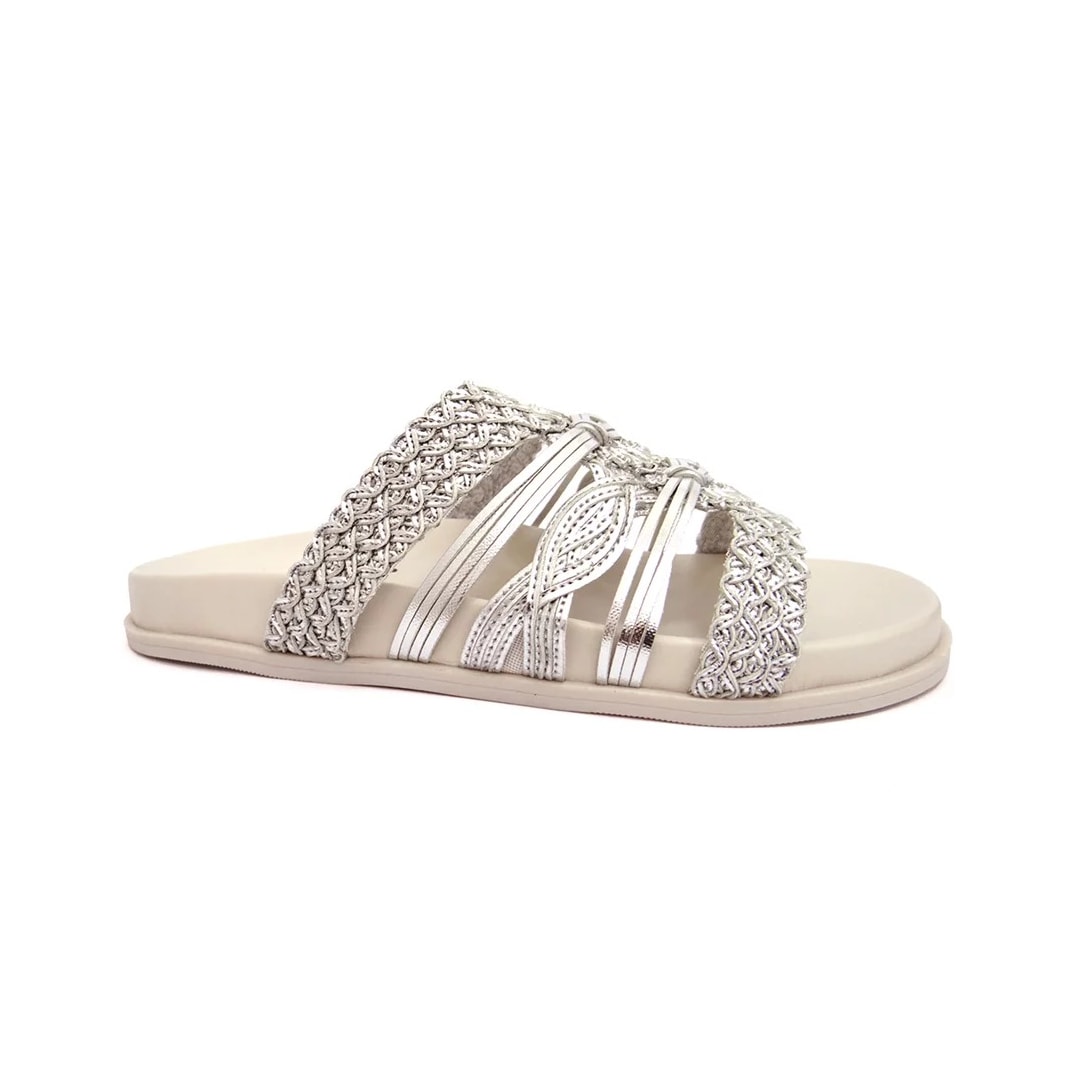 Tamanco Valentina Birken Rasteira 490086 Prata Tamanco Valentina Birken Rasteira 490086 Prata