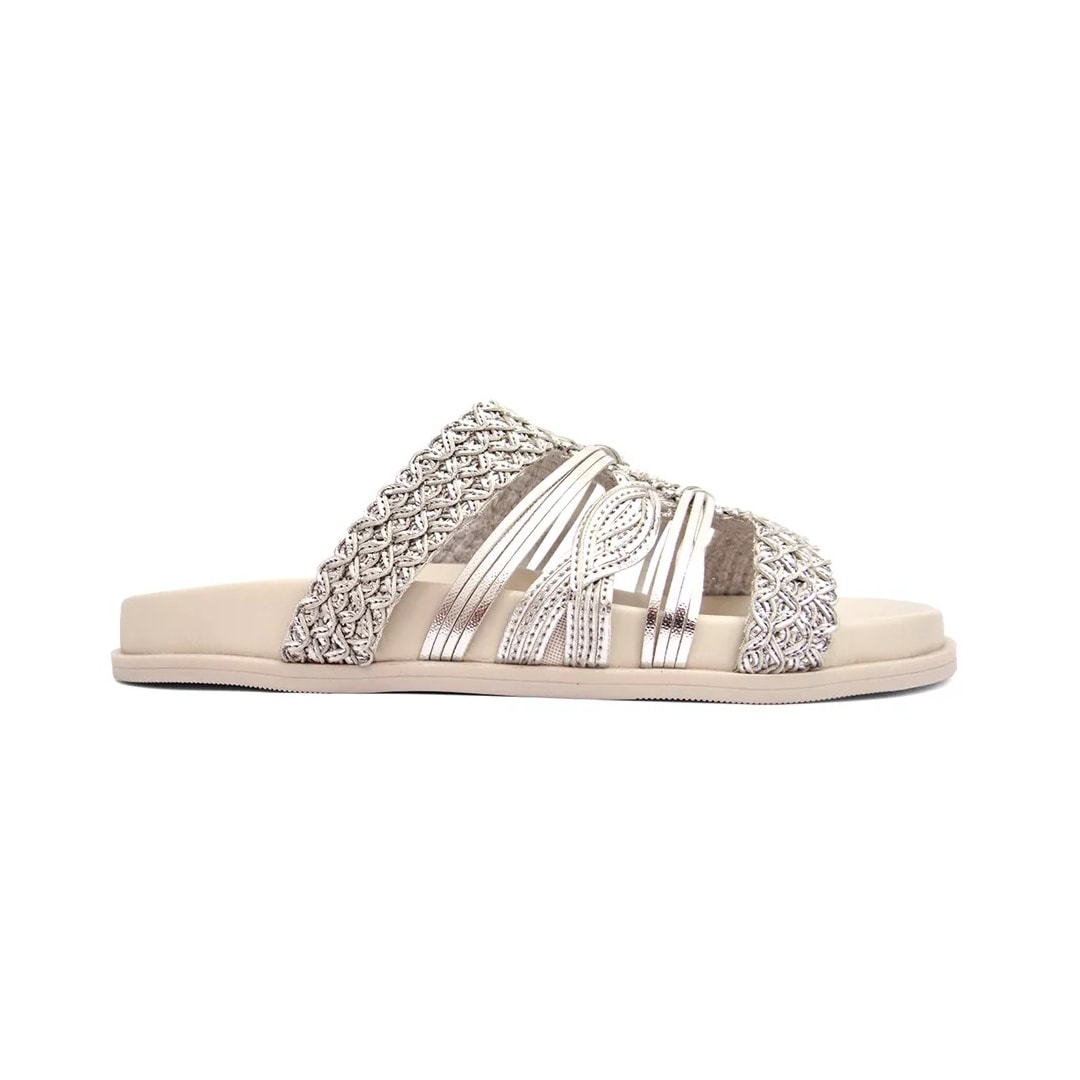 Tamanco Valentina Birken Rasteira 490086 Prata